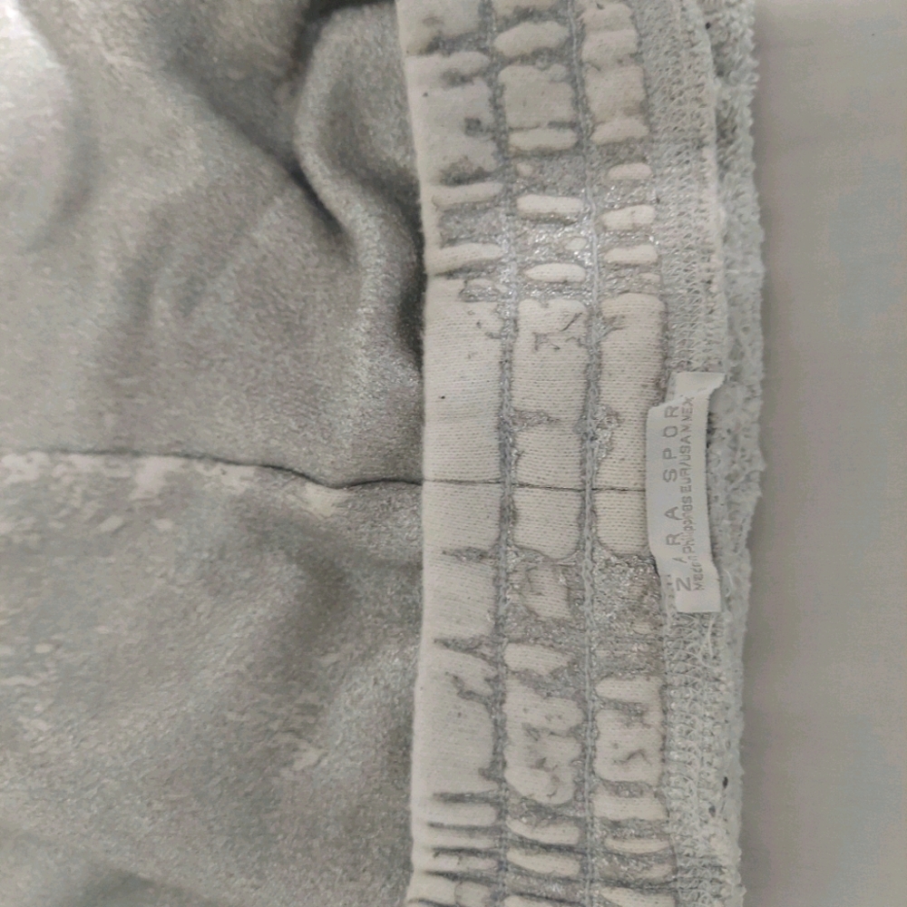 Zara Sport silver tap shorts